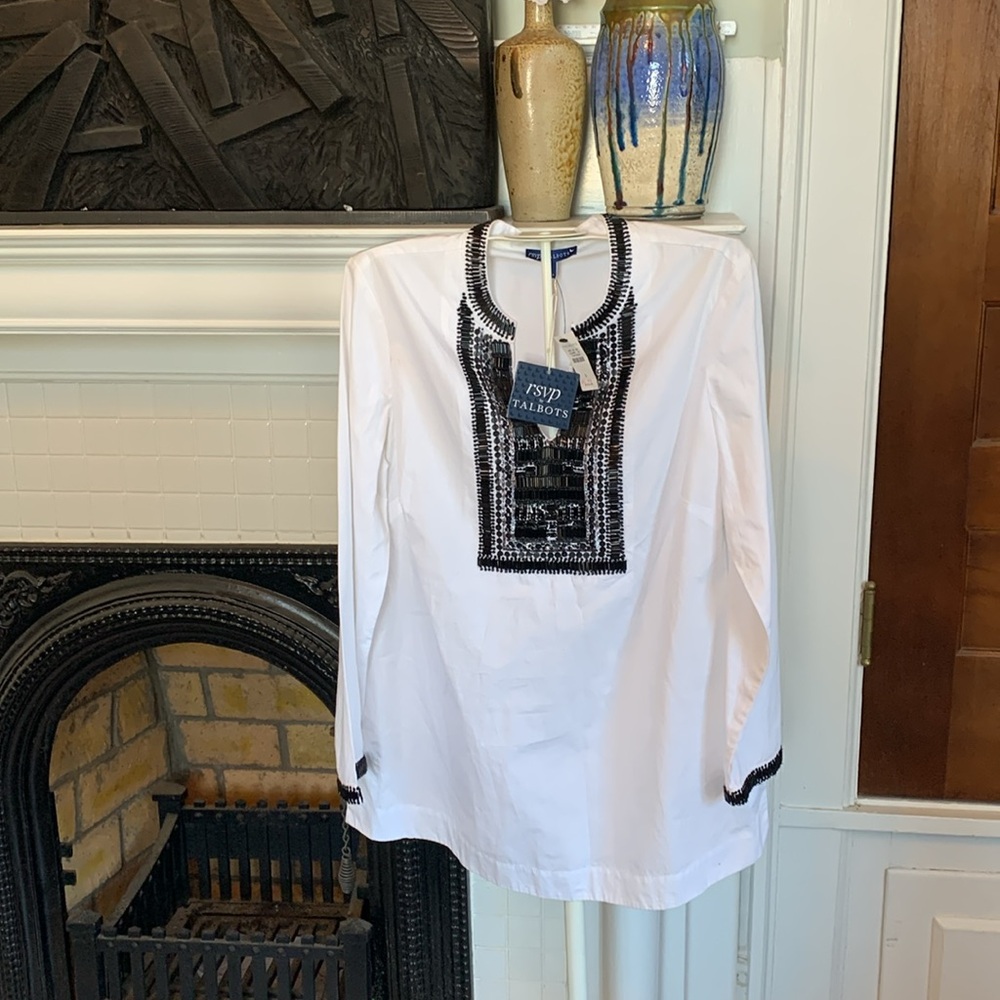 RSVP by Talbots embellished tunic. NWT. Retail 139 - Picture 5 of 9
